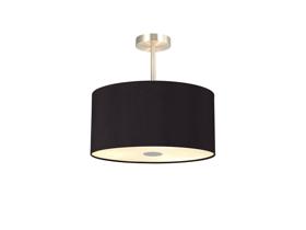 Baymont SN BL/GR Ceiling Lights Deco Semi Flush Fittings